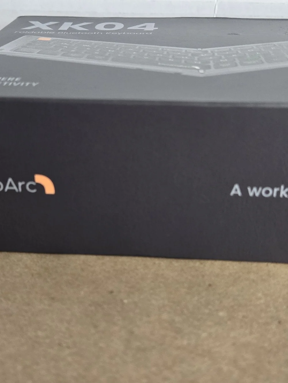 ProtoArc XK04 Foldable Bluetooth Keyboard - Compact & Portable (Gray)